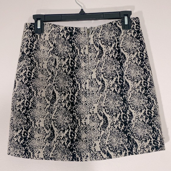 Free People Snake Jacquard Mini Skirt 4 - Picture 5 of 7